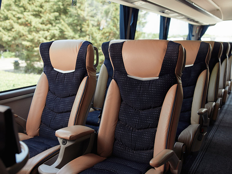Leger Holidays Luxuria Coach Interior double seating